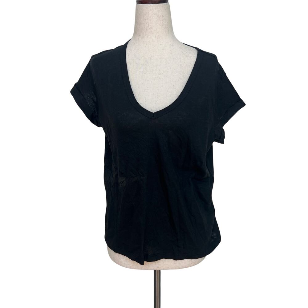 ALLSAINTS Women's Anna V Tee Size 6 In Black